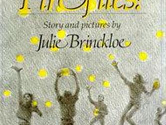 book cover for Fireflies! by Julie Brinckloe