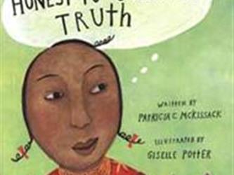 book cover for The Honest-to-Goodness Truth by Patricia McKissack and Giselle Potter