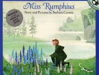 book cover for Miss Rumphius by Barbara Cooney